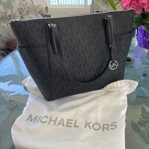 Authentic Michael Kors MK Logo tote bag